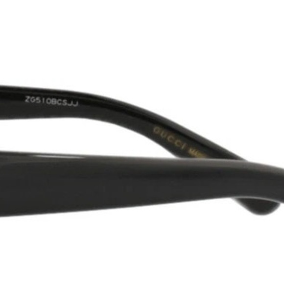 Gucci Black Cat Eye Frame Injection Optical Designer Eyeglasses Frames SRP: $385 main image 4